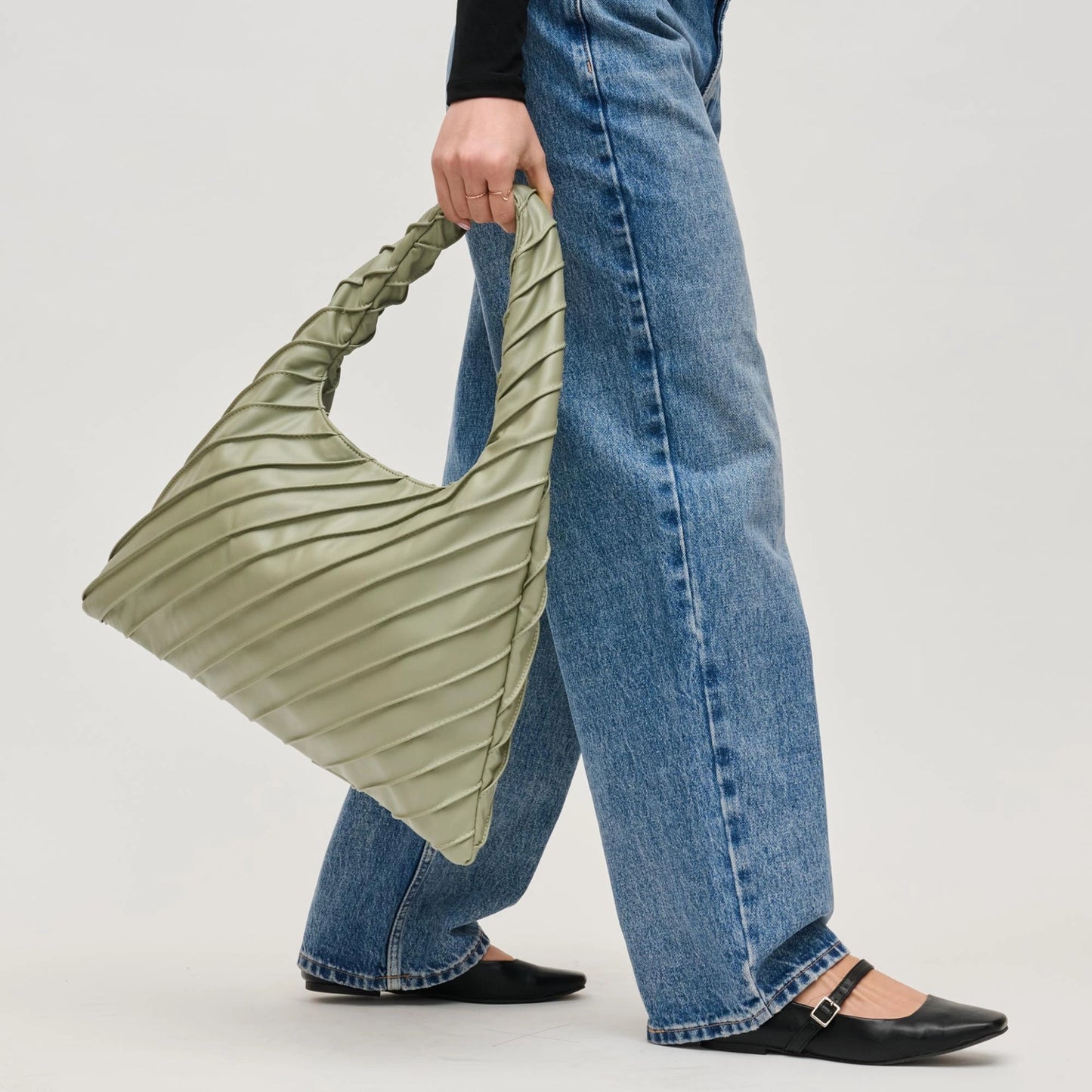 Allie Hobo Bag - Sage