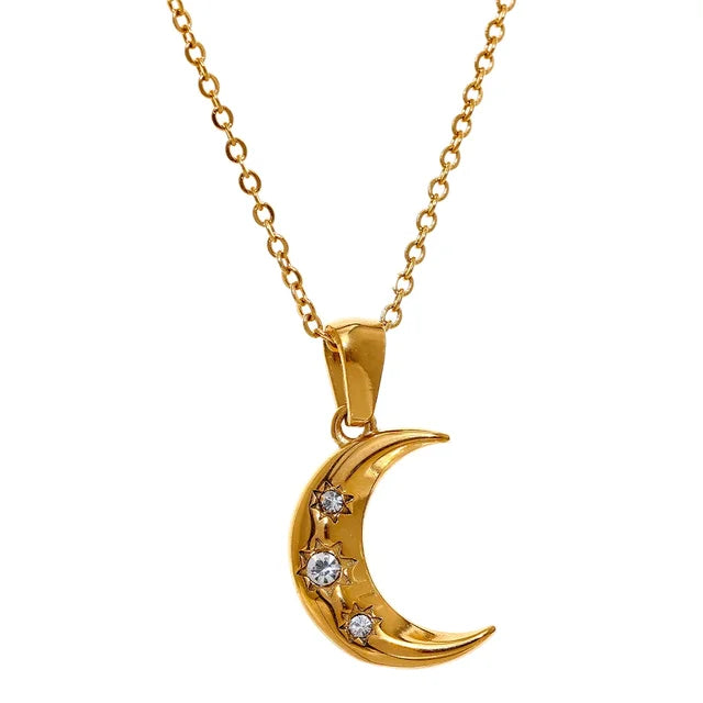Romantic Moon Necklace