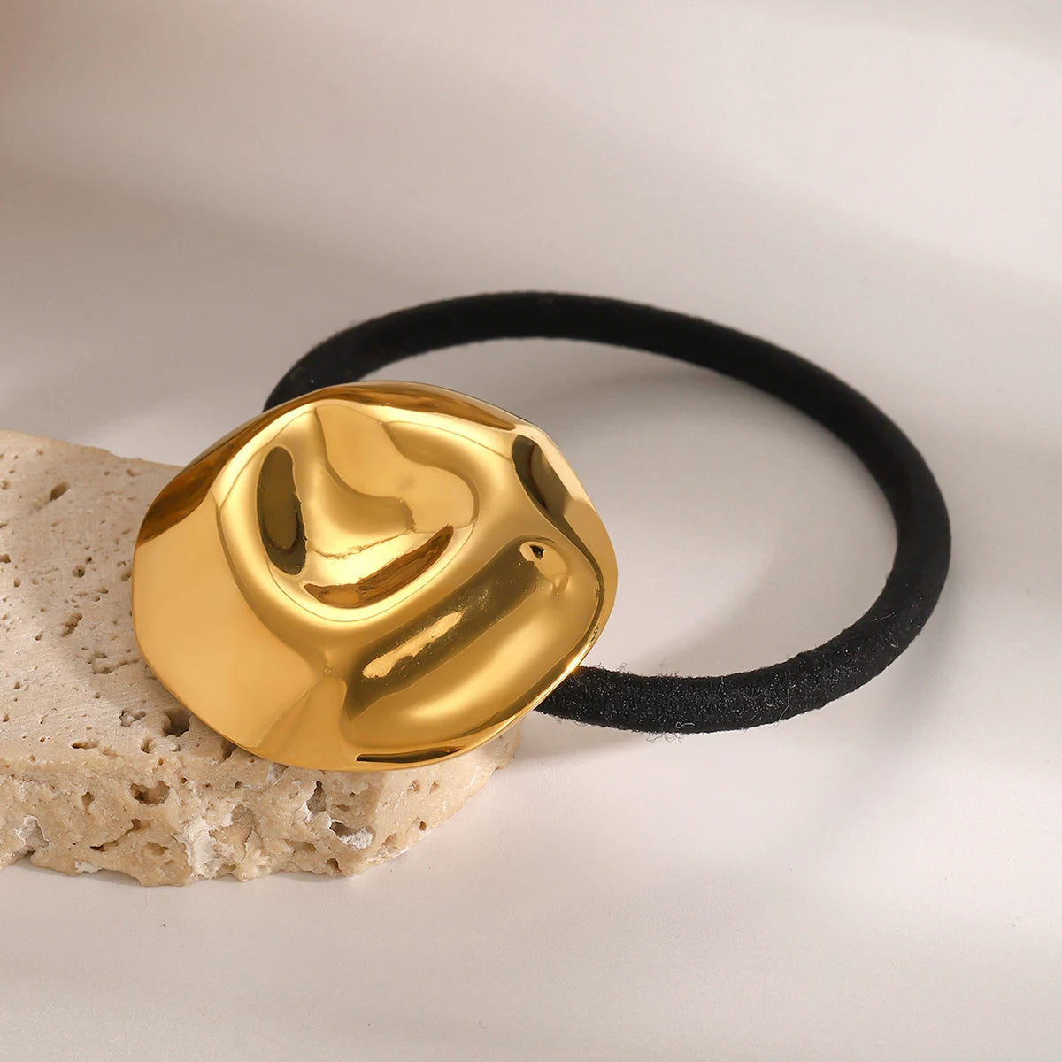 Hammered Hair Tie