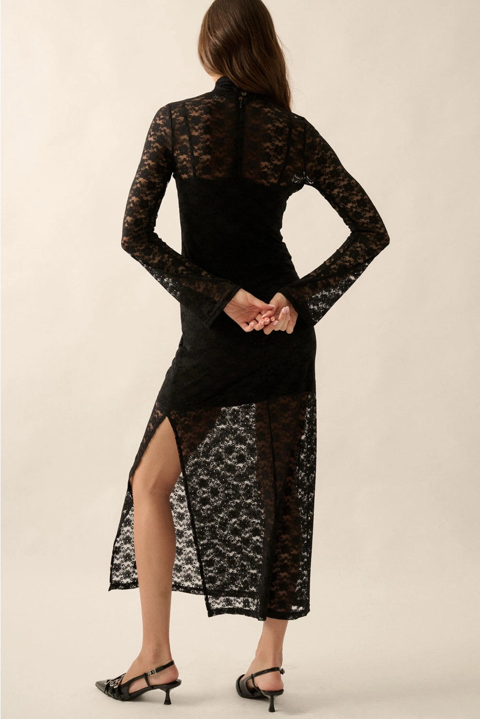 Luna Lace Midi Dress