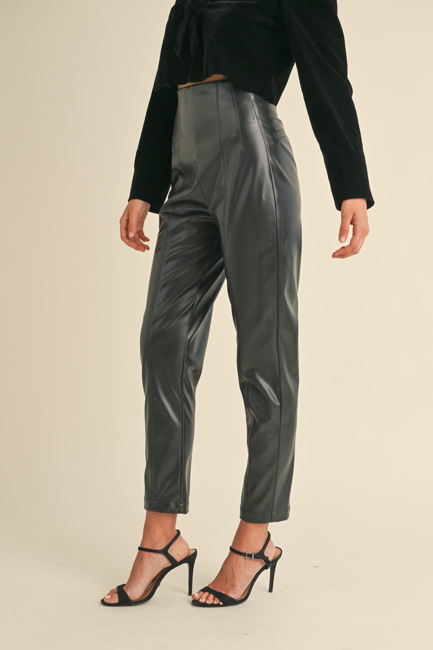 Marnie Faux Leather Pant
