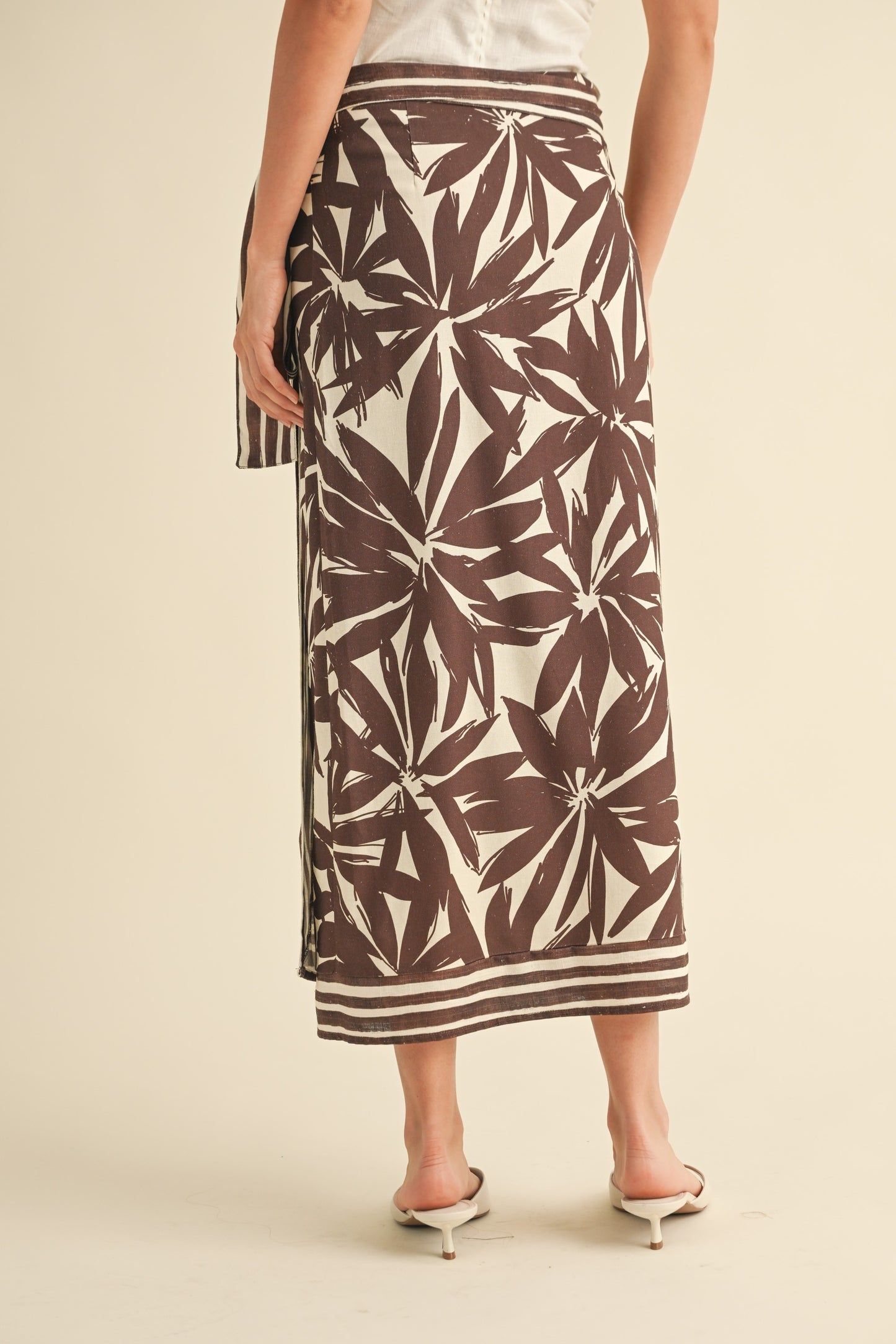 Inca Linen Wrap Skirt