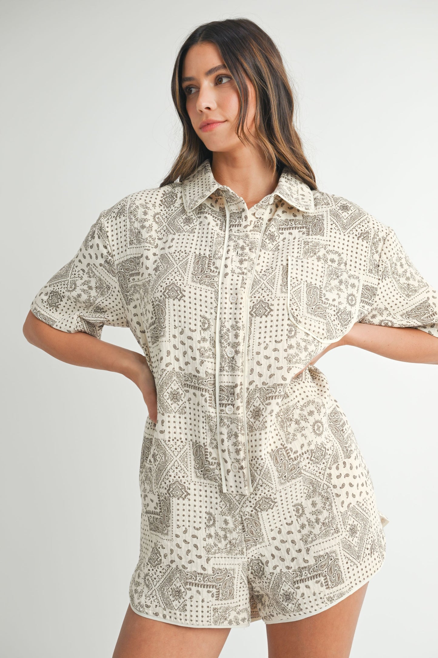 Paisley Romper