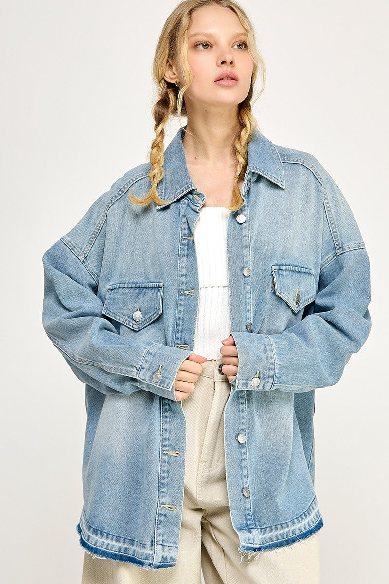 Anniston Denim Shirt Jacket