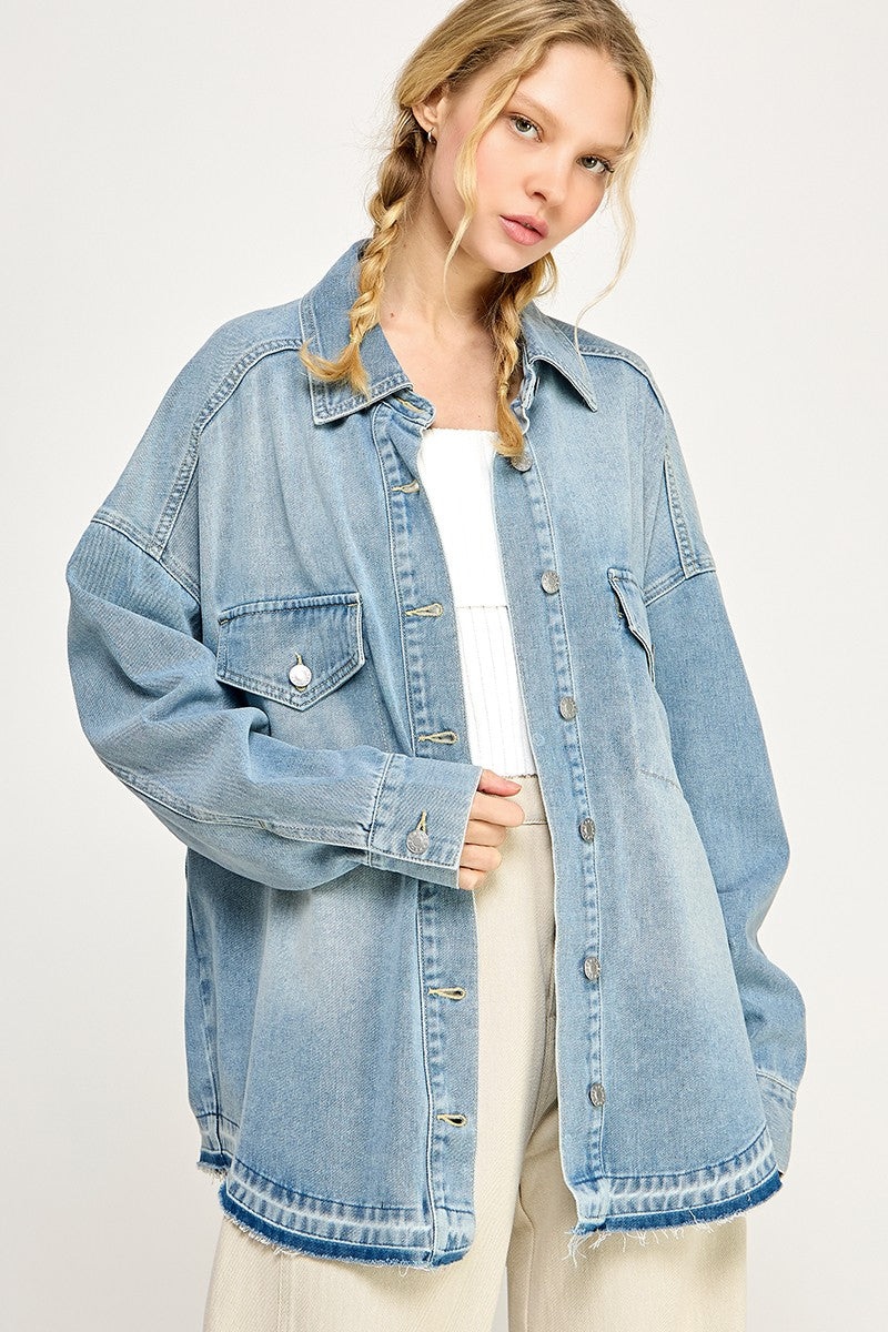 Anniston Denim Shirt Jacket