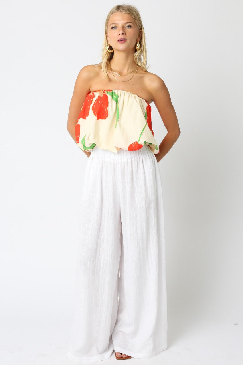 Elisha Floral Bubble Top