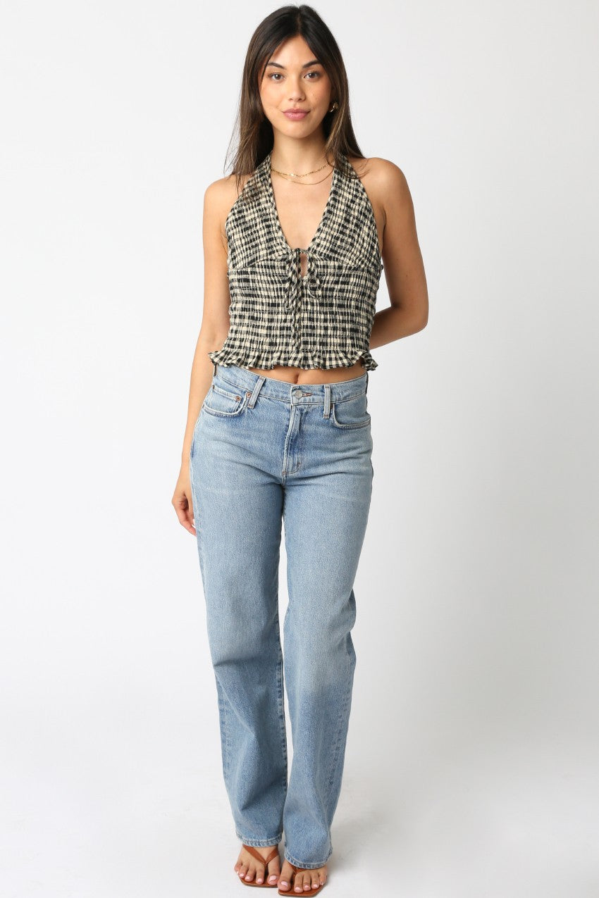 Gingham Halter