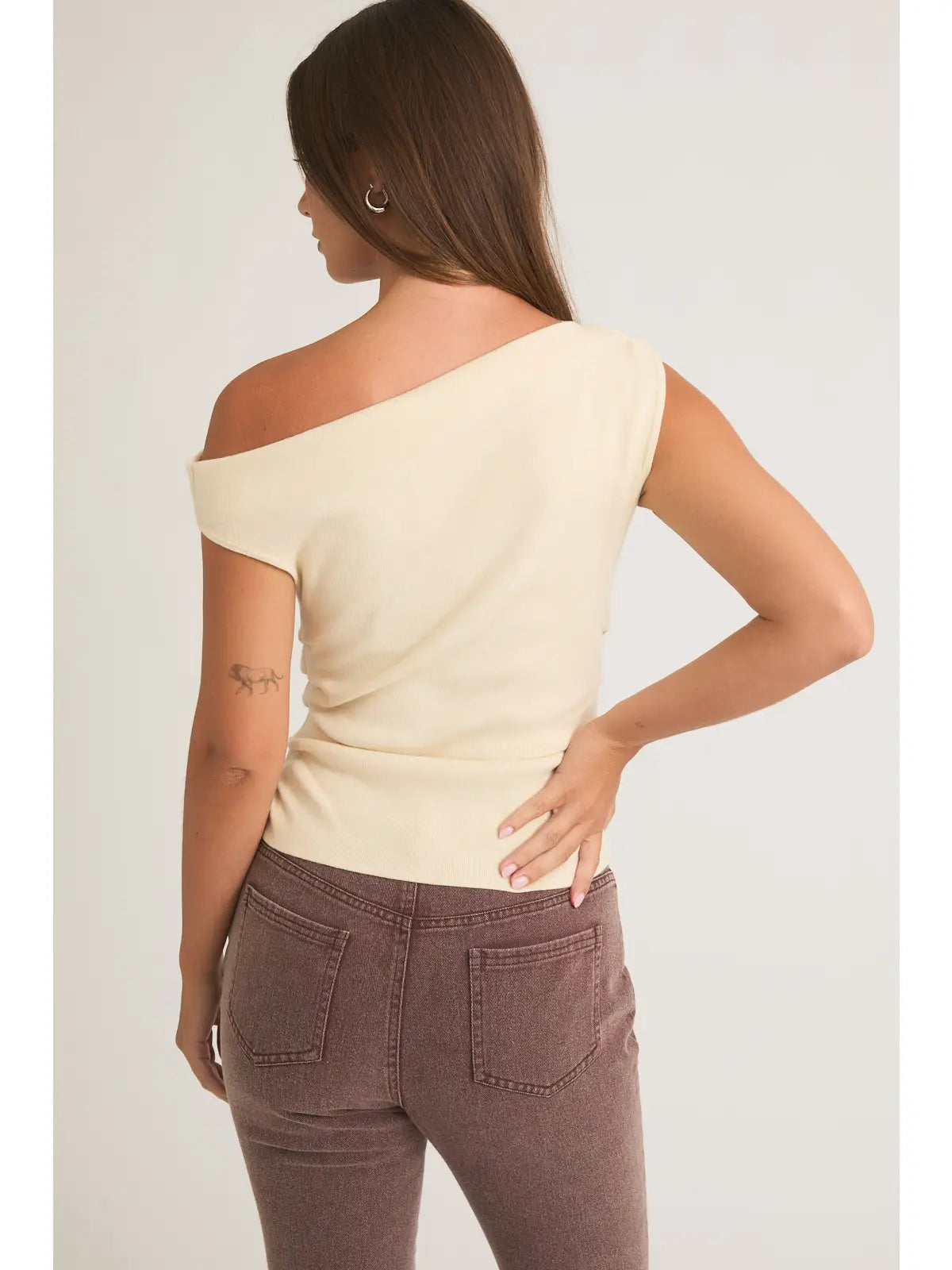 Zara Sweater Top - Ivory