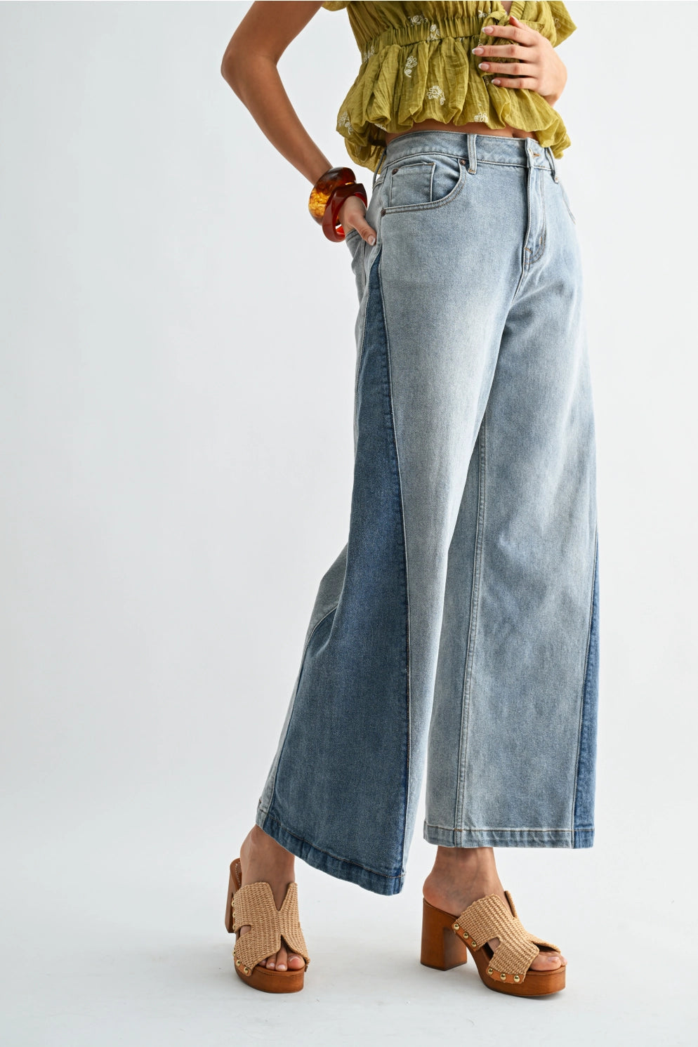 Noelle Two Tone Jean