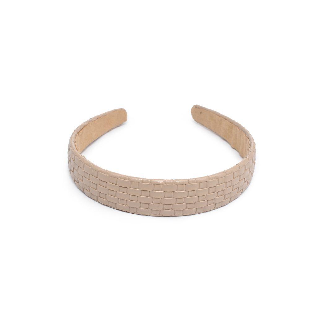 Embossed Woven Headband - Natural