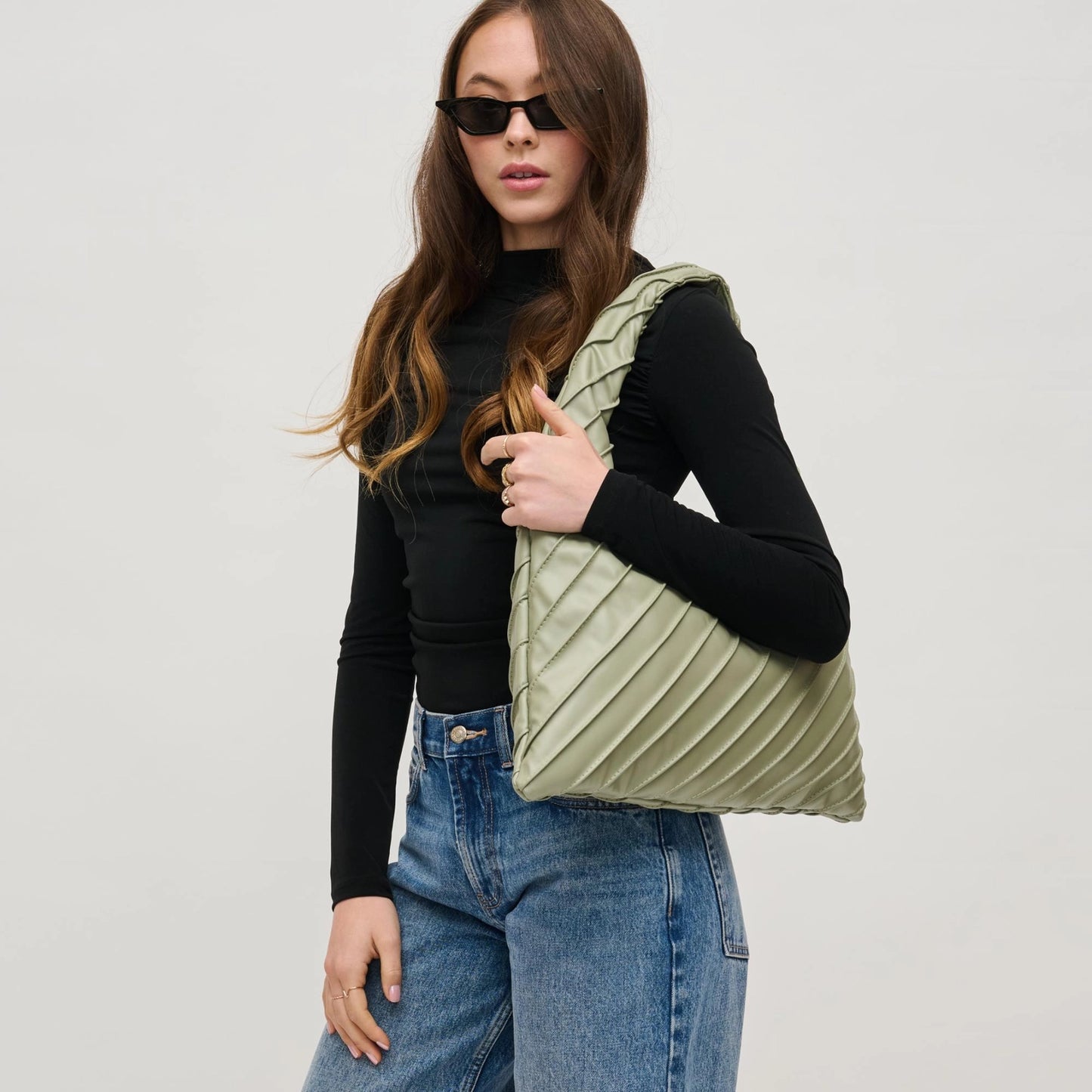 Allie Hobo Bag - Sage