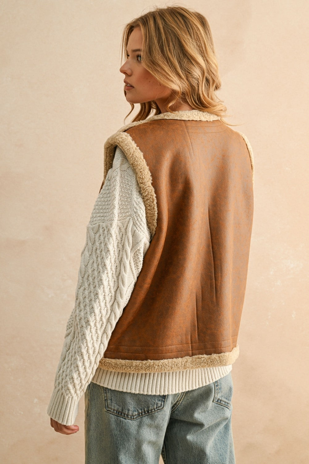 Milo Reversible Sherpa Vest