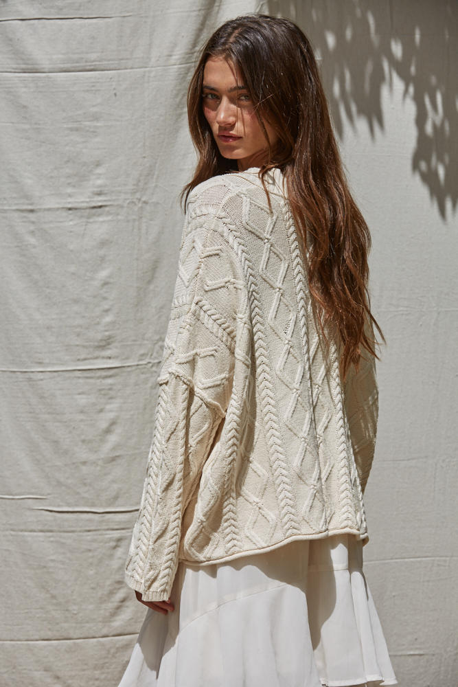 Cable Knit Cardigan