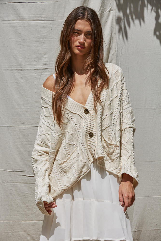 Cable Knit Cardigan