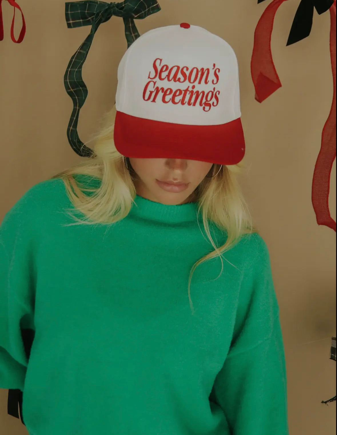 Season’s Greetings Two Tone Trucker Hat
