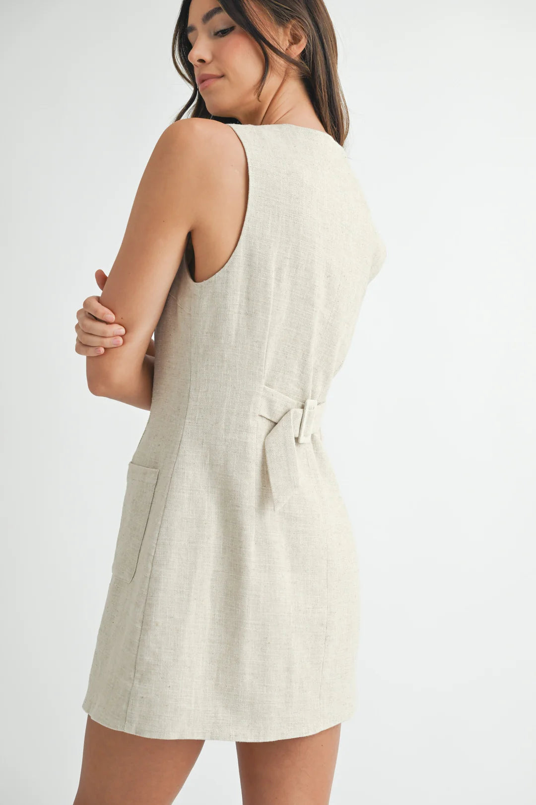 Keegan Linen Mini Dress
