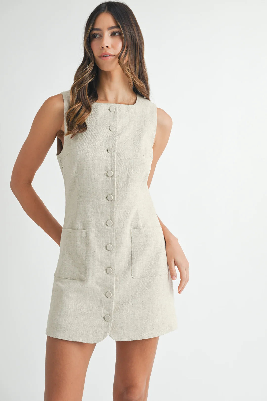 Keegan Linen Mini Dress