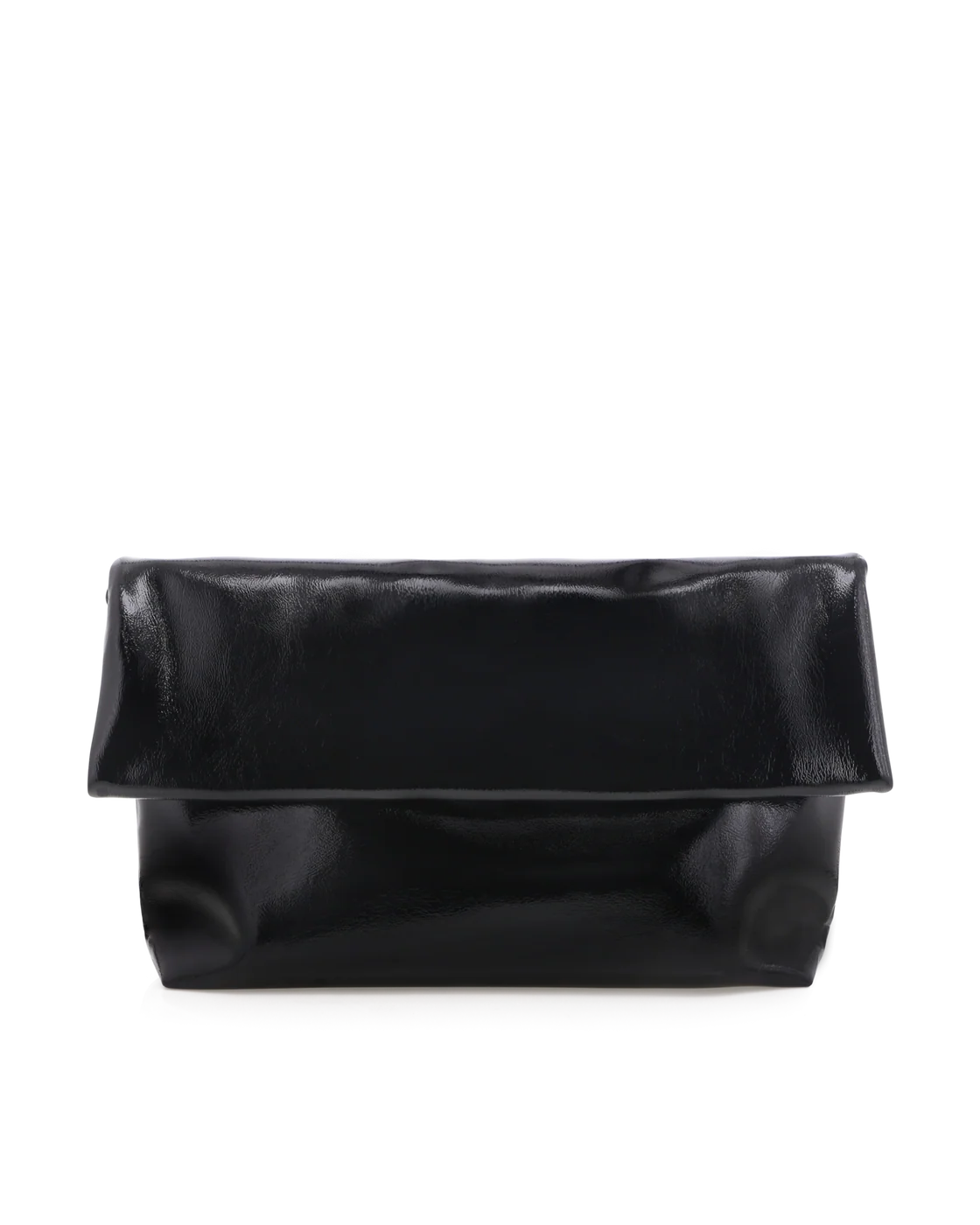 Rylee Patent Clutch Bag - Black