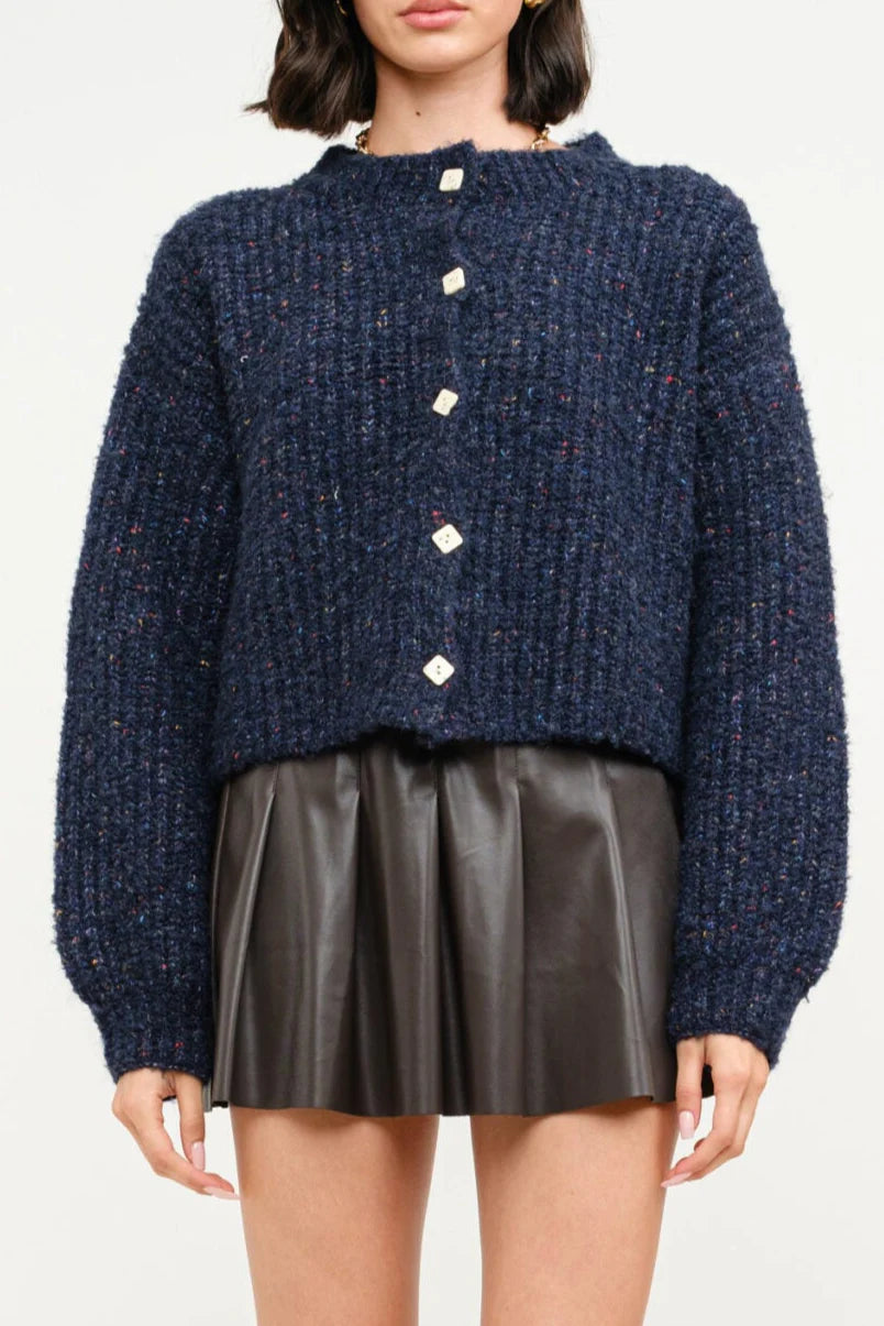 Rachel Navy Cardigan