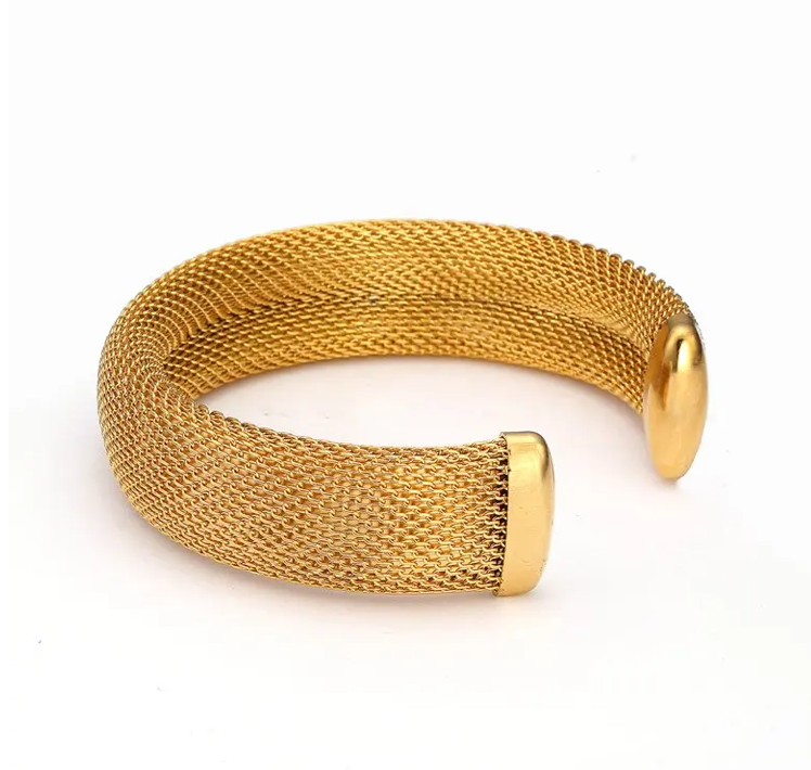 Mesh Bangle Bracelet