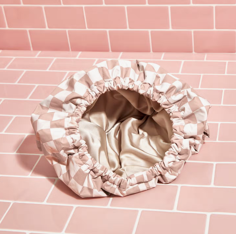 Satin Lined Shower Cap