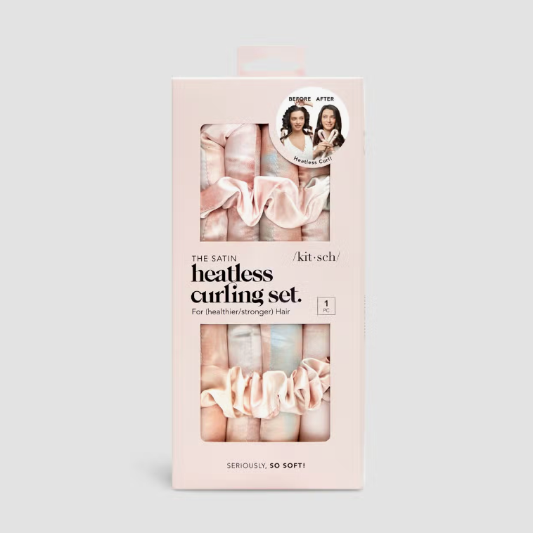 Satin Heatless Curling Set - Tie Dye