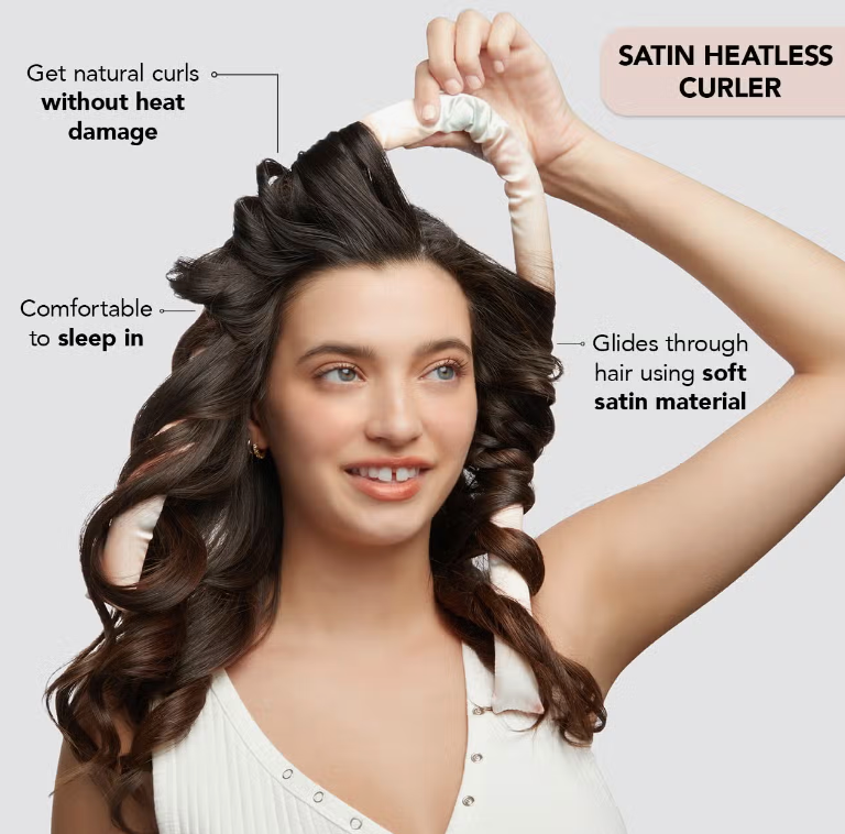 Satin Heatless Curling Set - Tie Dye