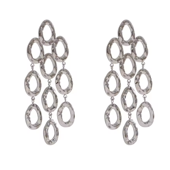 Textured Drop Earrings