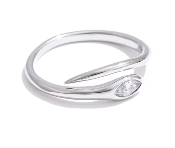 CZ Snake Ring - BIRD BEE