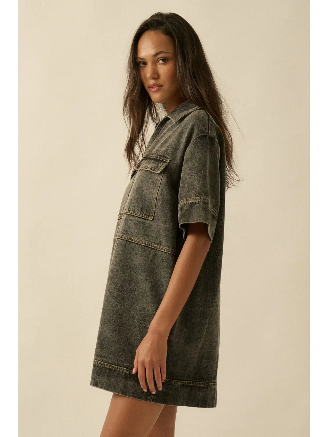 Denim Mini Dress
