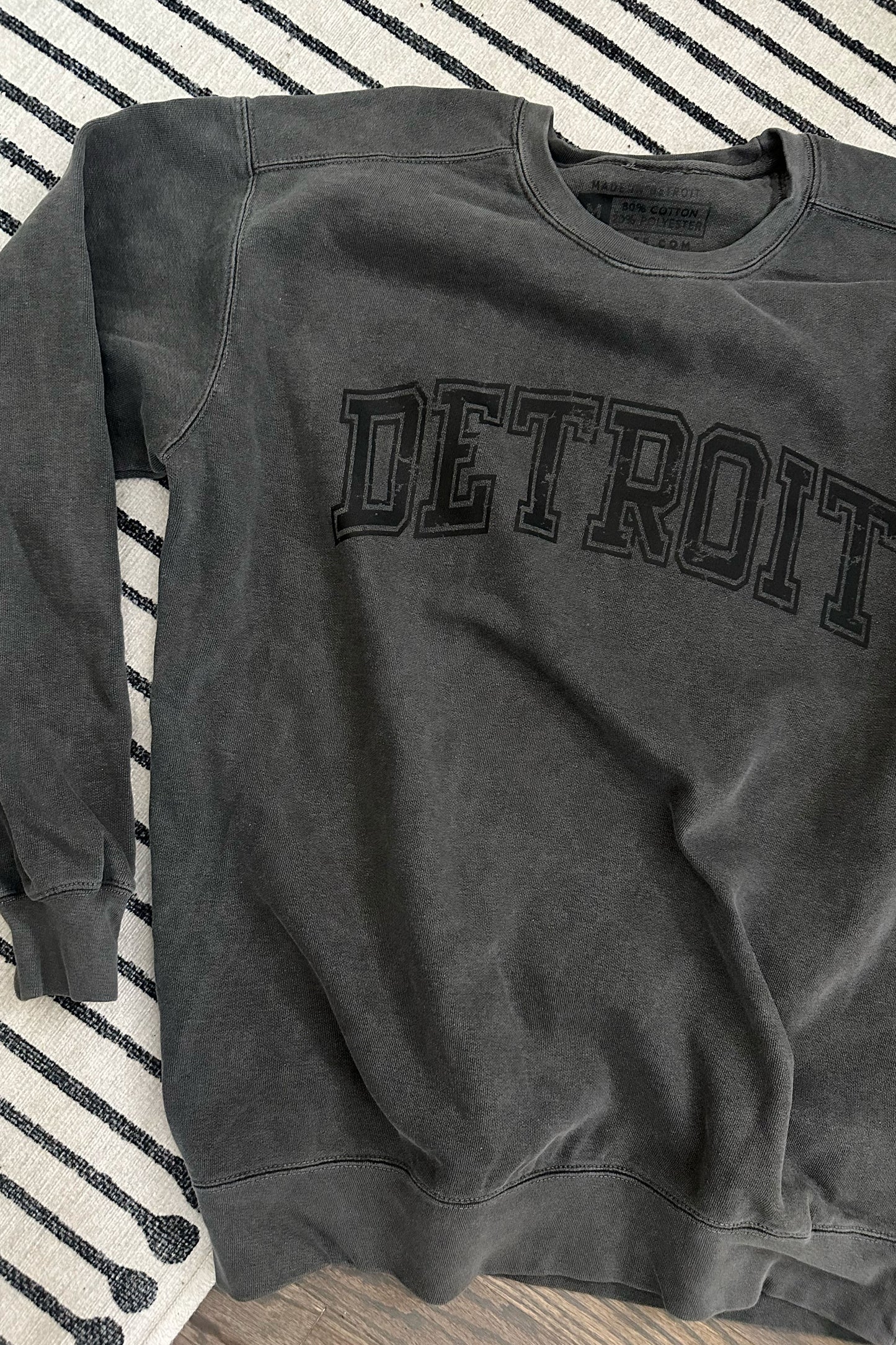 Distressed Detroit Crewneck