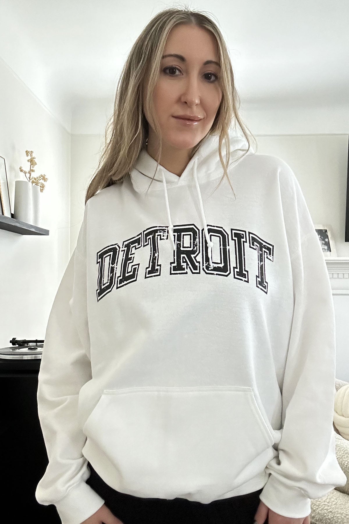 Distressed Detroit Hoodie