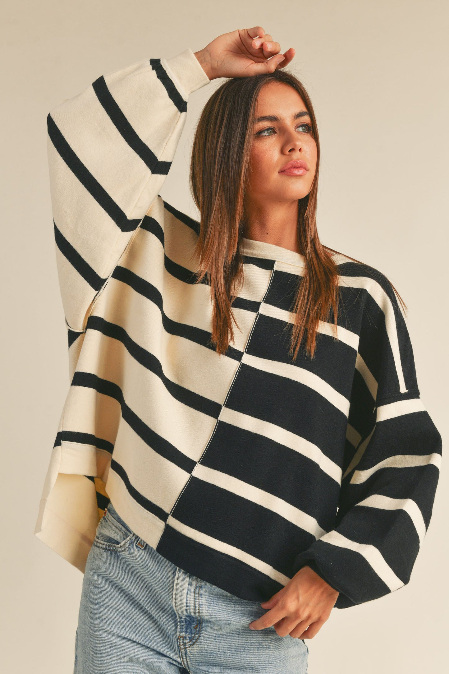Montmarte Top - Black/Creme