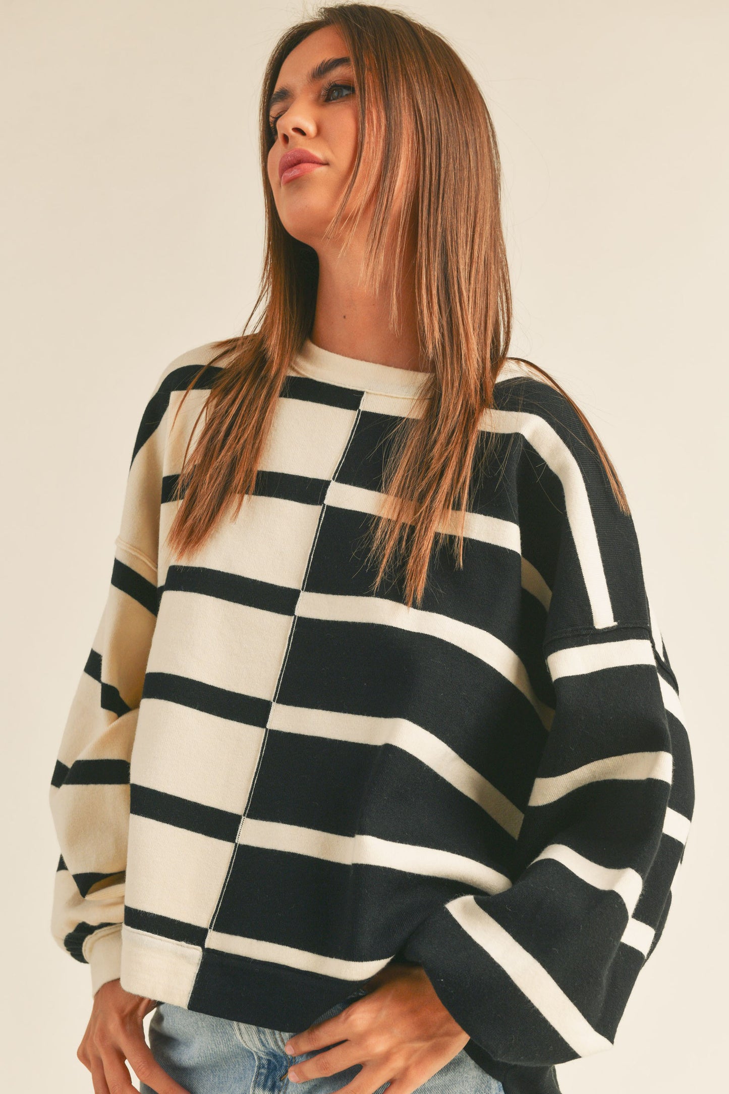 Montmarte Top - Black/Creme