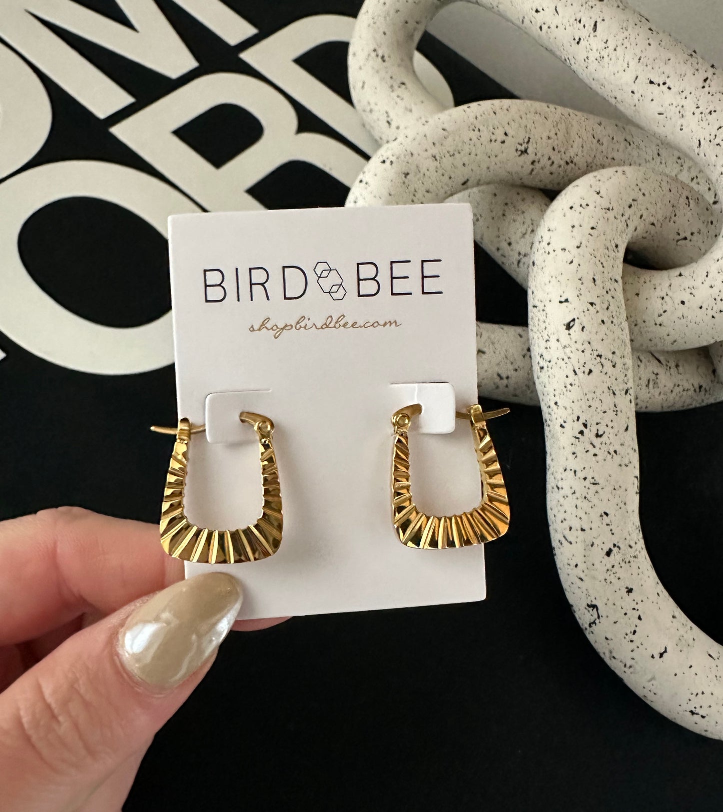 Stella Hoop Earrings