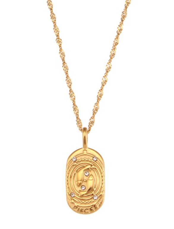 Zodiac Pendant Necklace