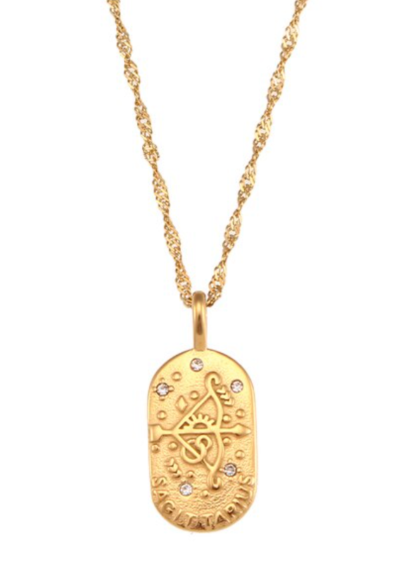 Zodiac Pendant Necklace