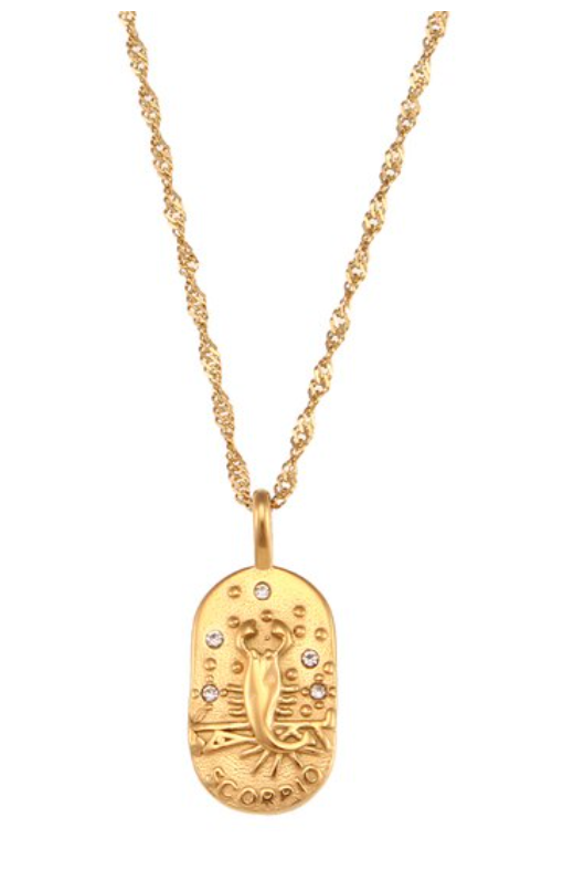 Zodiac Pendant Necklace