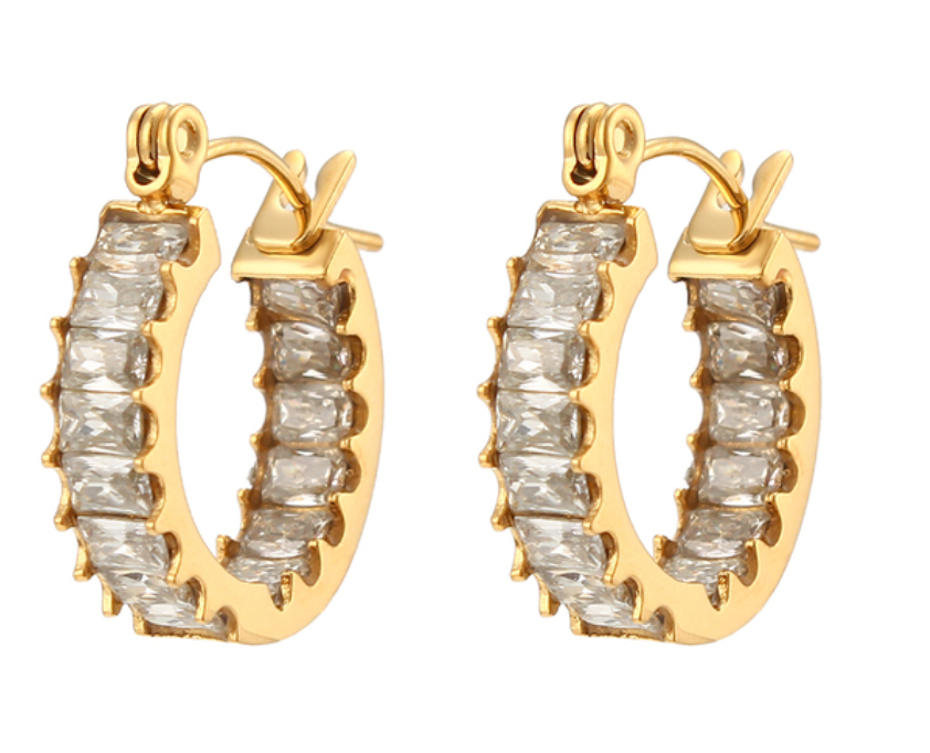 So Icy Hoop Earrings