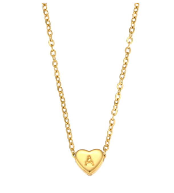 Love Initial Necklace