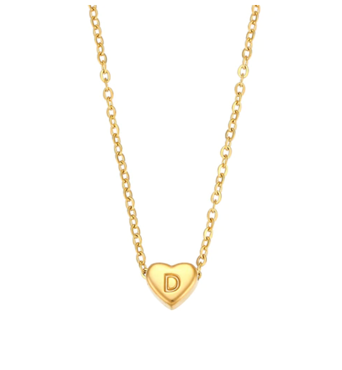 Love Initial Necklace