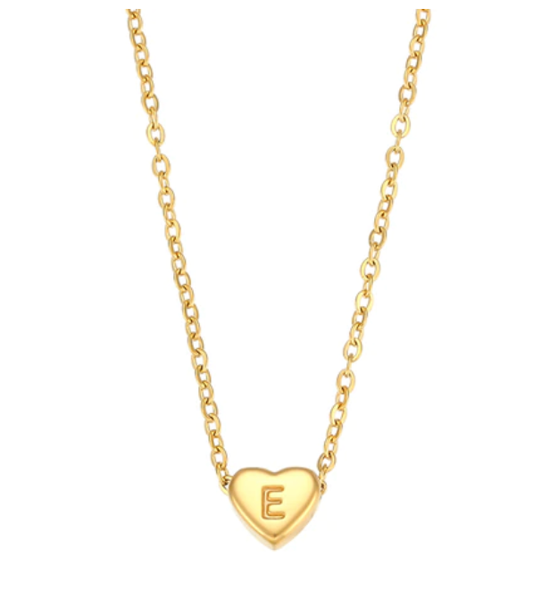 Love Initial Necklace