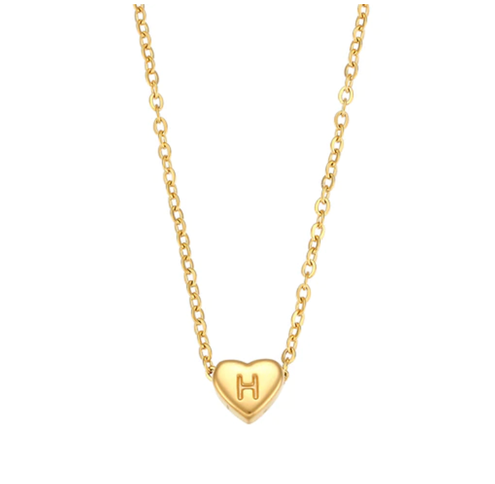 Love Initial Necklace