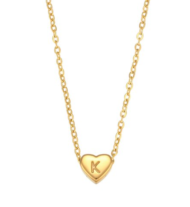 Love Initial Necklace