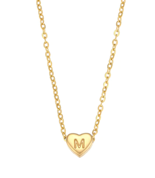 Love Initial Necklace