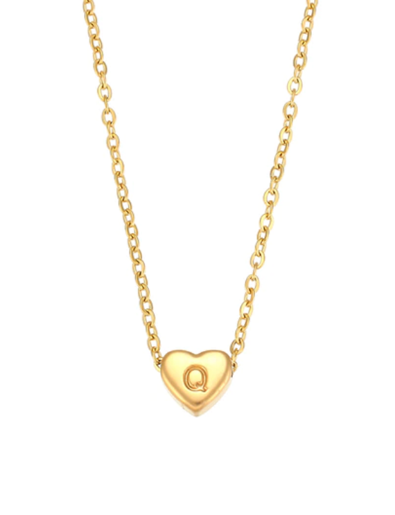 Love Initial Necklace