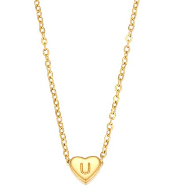 Love Initial Necklace