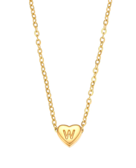 Love Initial Necklace