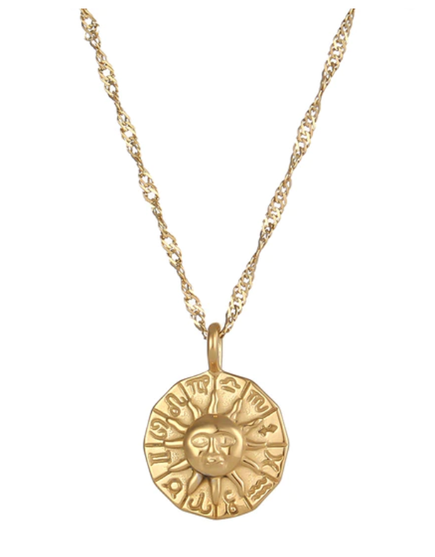 Sun Coin Necklace