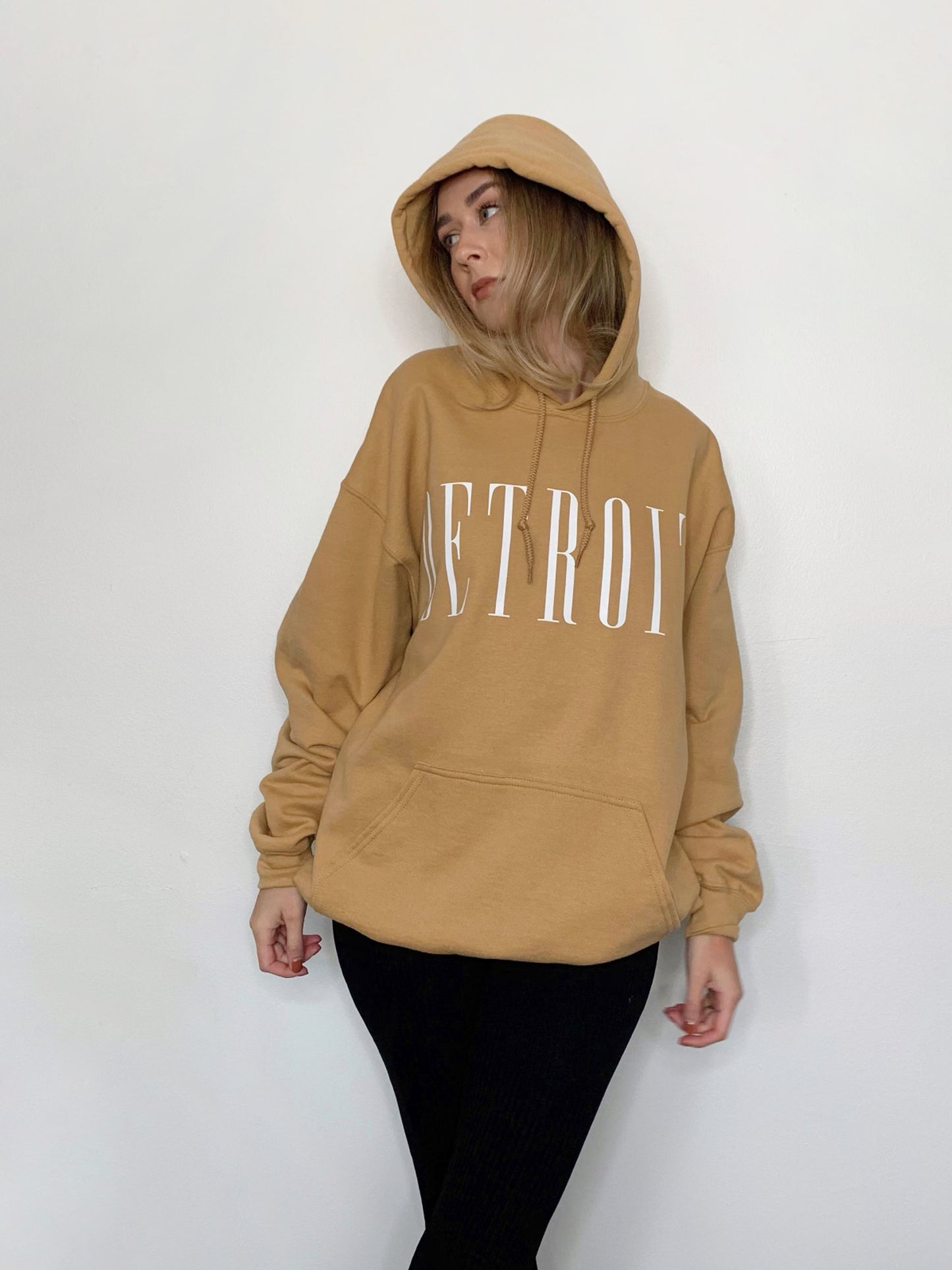 Detroit Hoodie - Camel